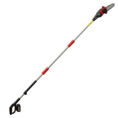 18V 8" Cordless Pole Chainsaw with 2 Batteries and Charger