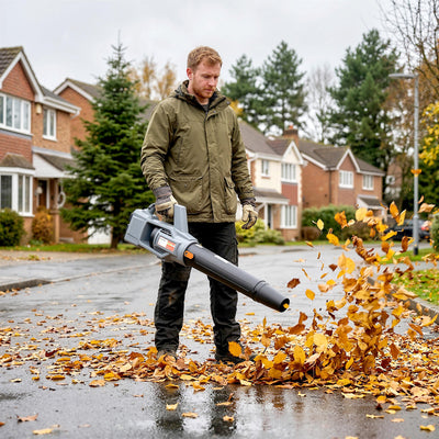 36V Cordless Leaf Blower with 2 Batteries and Charger
