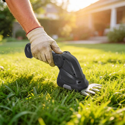 2-in-1 Cordless Hedge Trimmer & Grass Shear with 2 Batteries