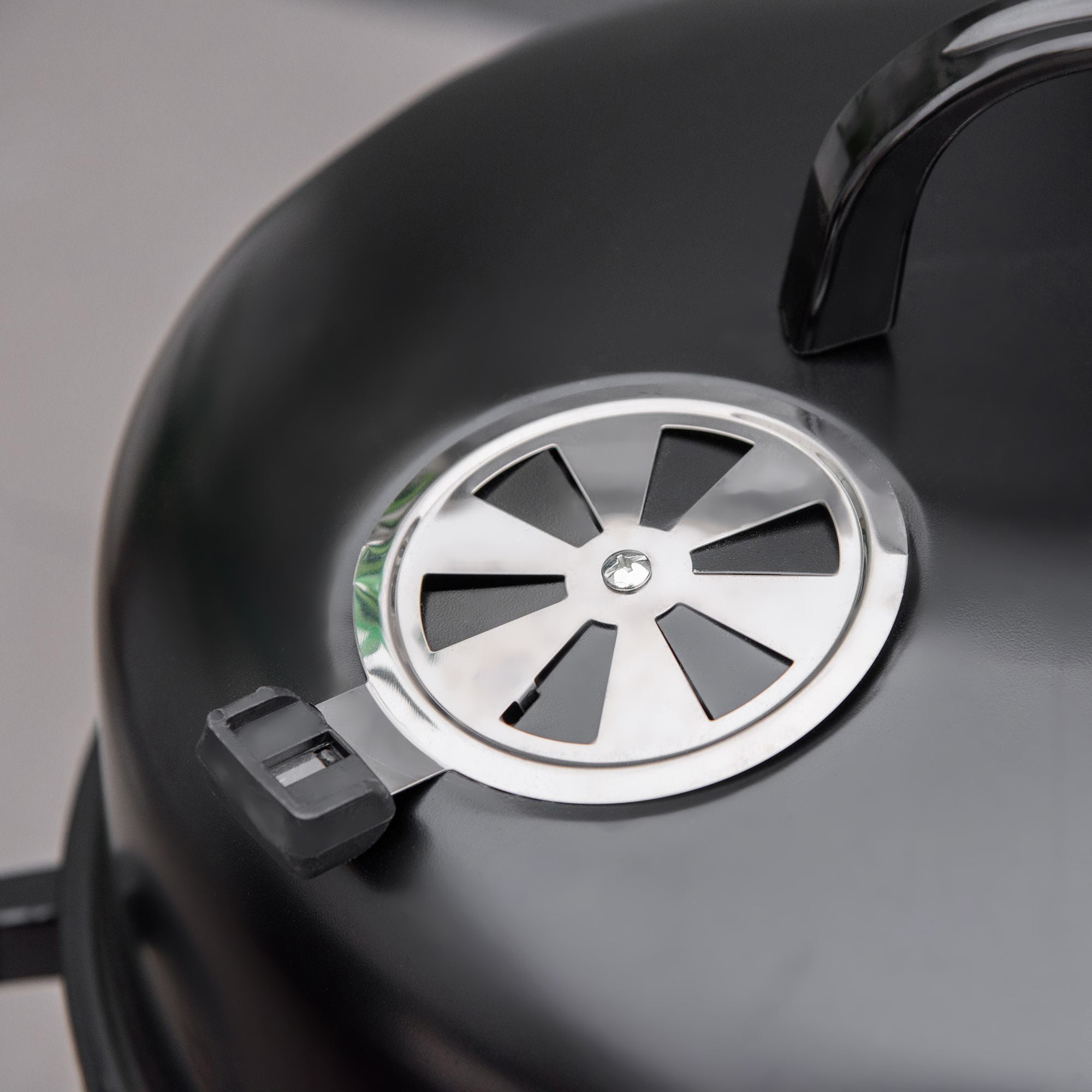 16" Vertical Charcoal Smoker with Dual Cooking Zones, Black