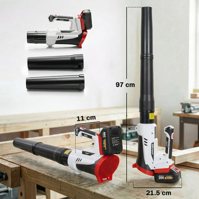 18V Cordless Leaf Blower with Battery and Charger