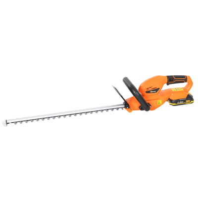 20" Cordless Hedge Trimmer with Battery and Charger, Orange