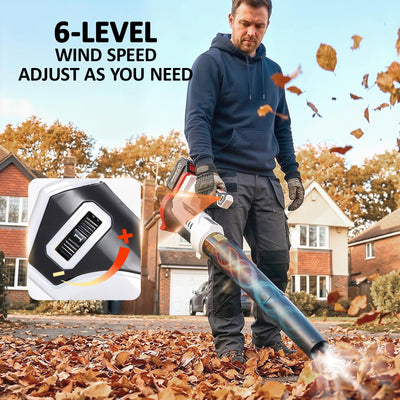 18V Cordless Leaf Blower with Battery and Charger